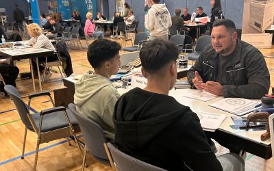 Azubi-Speed-Dating in der Steverhalle